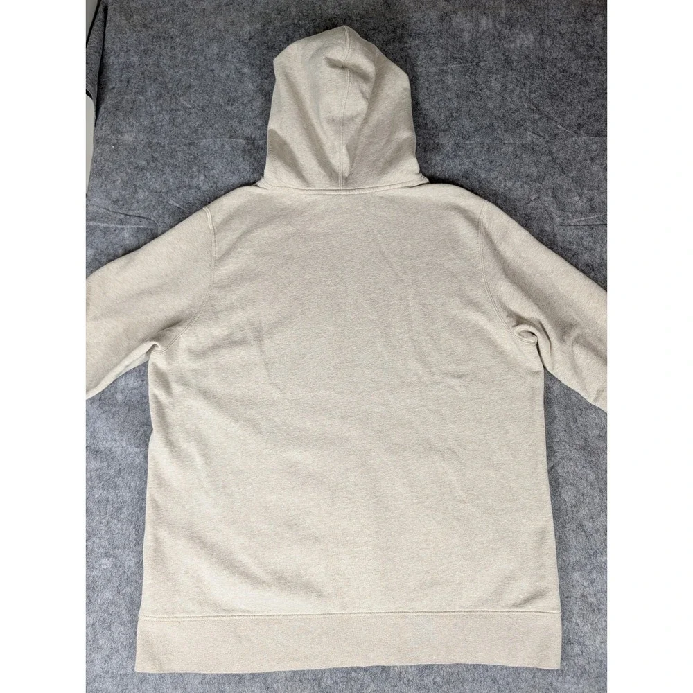 The North Face Mens Half Dome Pullover Hoodie‎ Oatmeal Heather Tan Logo XL